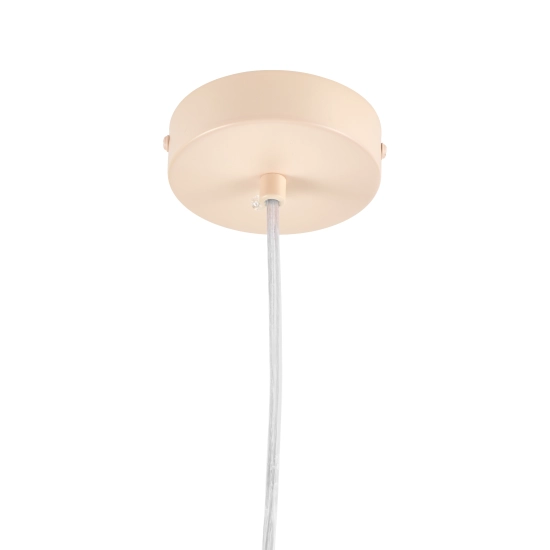 Lampa wisząca MODERNO 80 cm -kremowa z białymi kloszami - zdjęcie produktu
