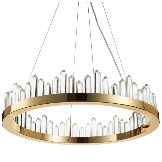 Lampa wisząca LUSSO LED złota 60 cm - zdjęcie produktu