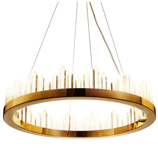 Lampa wisząca LUSSO LED złota 60 cm - zdjęcie produktu
