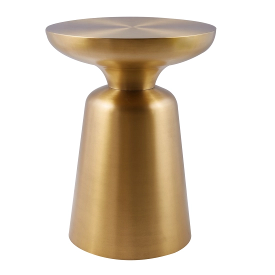 Stolik kawowy TOTEM złoty mosiądz 60 cm - zdjęcie produktu