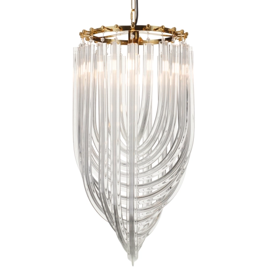 Lampa wisząca WAVE złota 40 cm - zdjęcie produktu