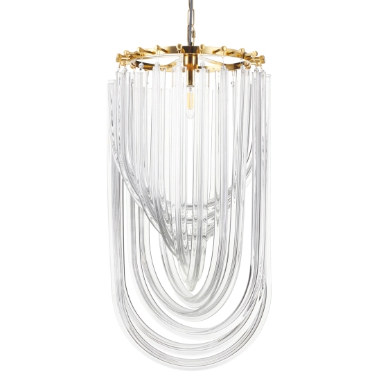 Lampa wisząca WAVE złota 40 cm - zdjęcie produktu