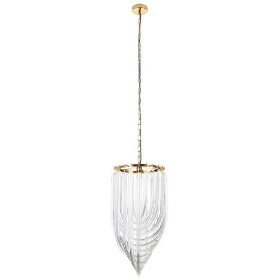 Lampa wisząca WAVE złota 40 cm - zdjęcie produktu