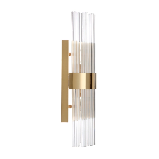 Lampa ścienna MIRACOLO B złota 50 cm z kryształkami - zdjęcie produktu