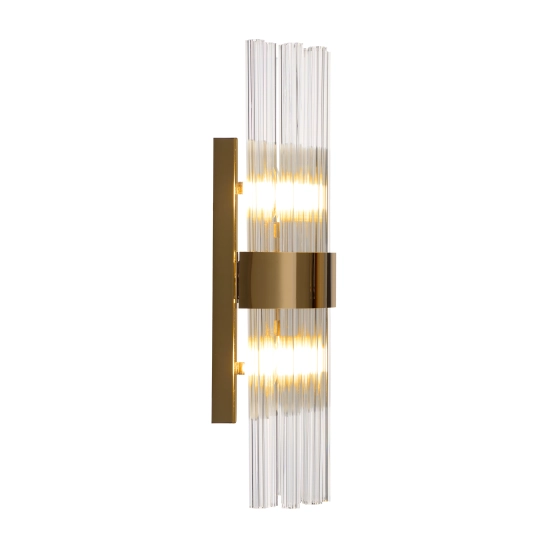 Lampa ścienna MIRACOLO B złota 50 cm z kryształkami - zdjęcie produktu