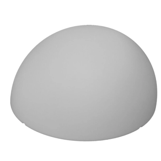 Lampa ogrodowa półkula ATMOSPHERE L LED RGBW 16 kolorów 50 cm - zdjęcie produktu