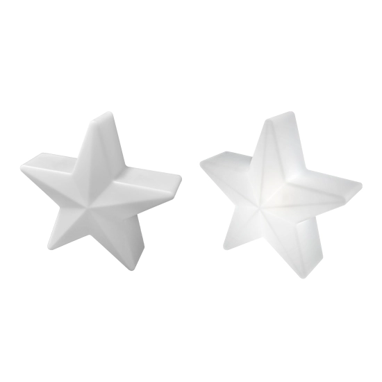 Lampa ogrodowa dekoracyjna gwiazda STAR LED RGBW 16 kolorów 30 cm - zdjęcie produktu