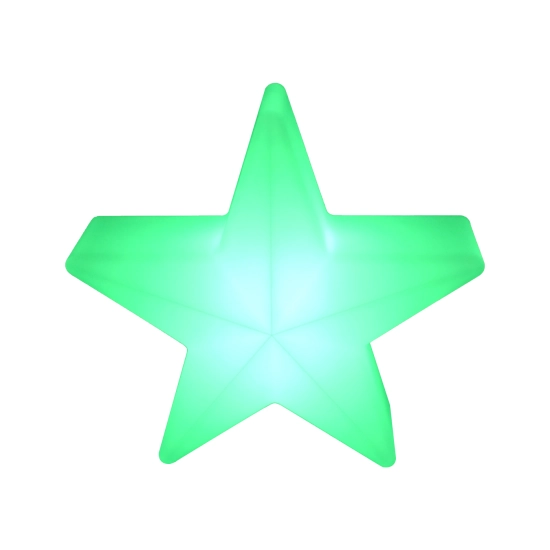 Lampa ogrodowa dekoracyjna gwiazda STAR LED RGBW 16 kolorów 30 cm - zdjęcie produktu
