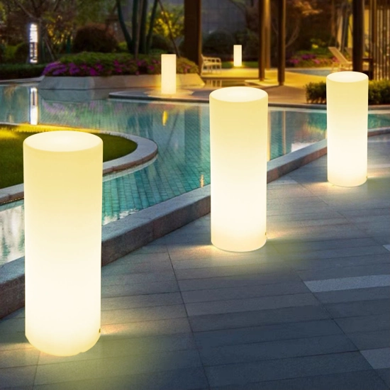 Lampa ogrodowa kolumna TUBE LED RGBW 16 kolorów 96 cm - zdjęcie produktu