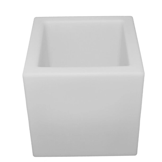 Lampa ogrodowa donica FLOWER CUBE LED RGBW 16 kolorów 40 cm - zdjęcie produktu