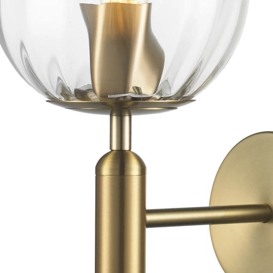 Lampa ścienna PALLA złota 15 cm - zdjęcie produktu