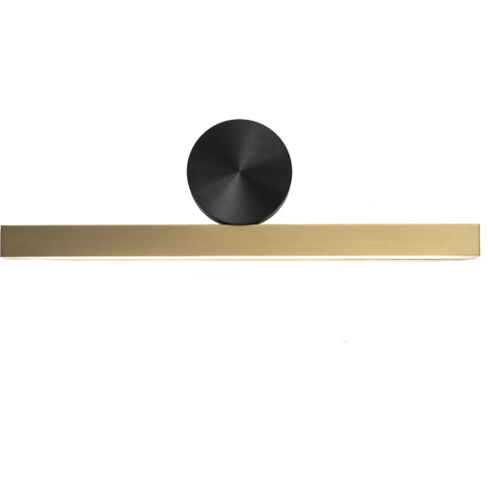 Lampa ścienna BOOGIE LED złoto czarna 45 cm - zdjęcie produktu