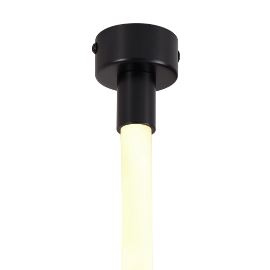 Lampa wisząca SNAKE LED wąż ledowy czarna 400 cm - zdjęcie produktu