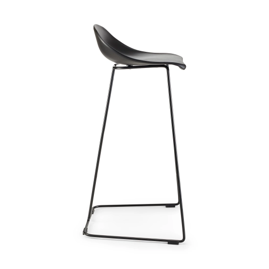 Hoker CARO BAR designerski czarny 75 cm - zdjęcie produktu