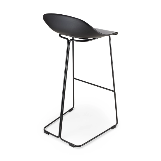 Hoker CARO BAR designerski czarny 75 cm - zdjęcie produktu