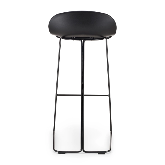 Hoker CARO BAR designerski czarny 75 cm - zdjęcie produktu