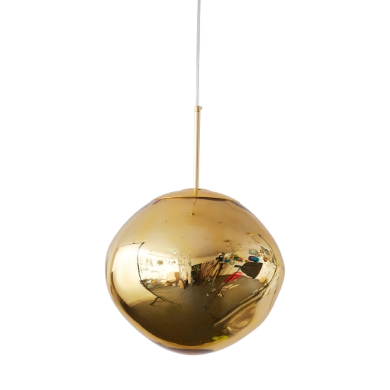 Lampa wisząca GLAM M złota 28 cm - zdjęcie produktu