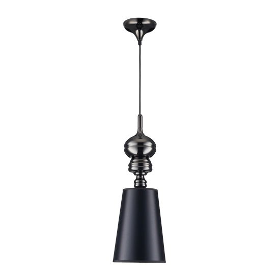 Lampa wisząca QUEEN-1 czarna 18 cm - zdjęcie produktu
