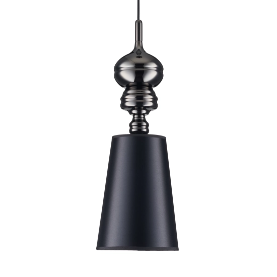 Lampa wisząca QUEEN-1 czarna 18 cm - zdjęcie produktu