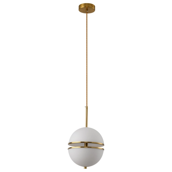 Lampa wisząca SFERA-1 LED złota 20 cm - zdjęcie produktu
