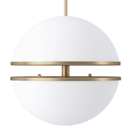 Lampa wisząca SFERA-3 LED złota 50 cm - zdjęcie produktu