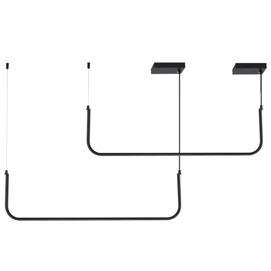 Lampa wisząca MINIMA-2 led czarna 120 cm - zdjęcie produktu