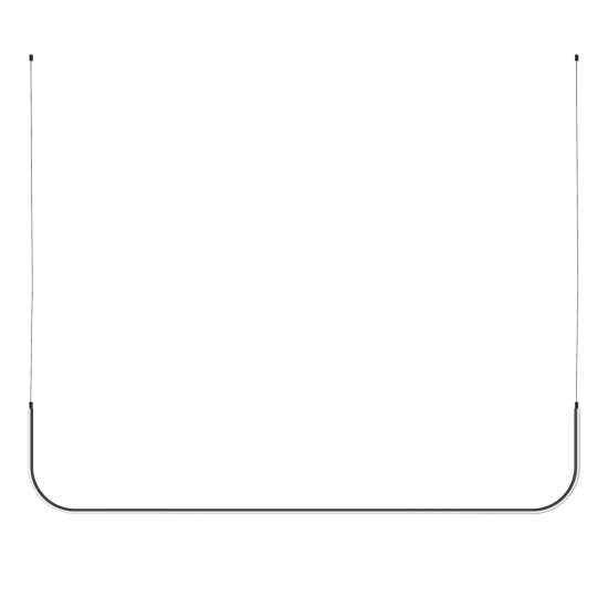 Lampa wisząca MINIMA-2 led czarna 120 cm - zdjęcie produktu
