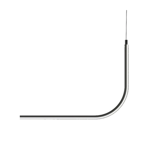 Lampa wisząca MINIMA-1 LED czarna 120 cm - zdjęcie produktu
