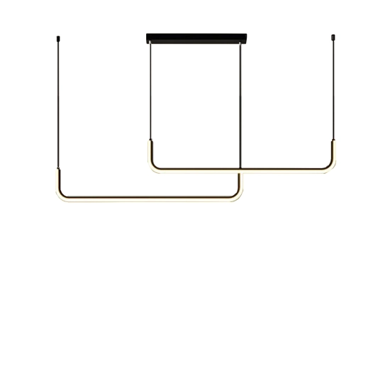 Lampa wisząca MINIMA-1 LED czarna 120 cm - zdjęcie produktu
