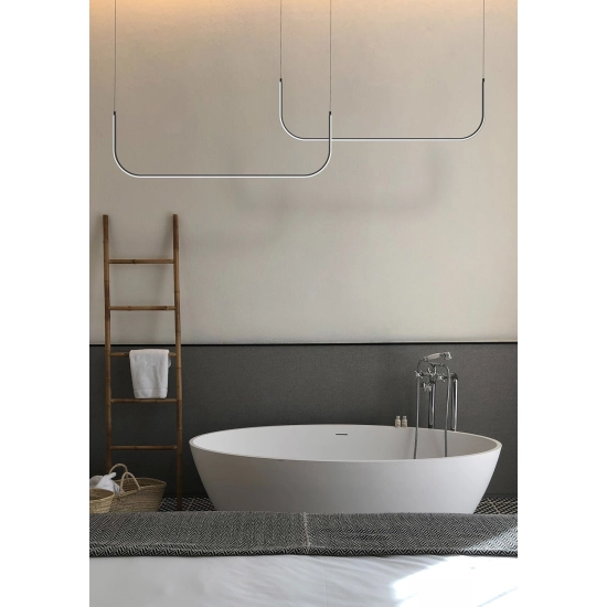 Lampa wisząca MINIMA-1 LED czarna 120 cm - zdjęcie produktu
