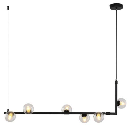 Lampa wisząca SIMPLY czarna 90 cm - zdjęcie produktu