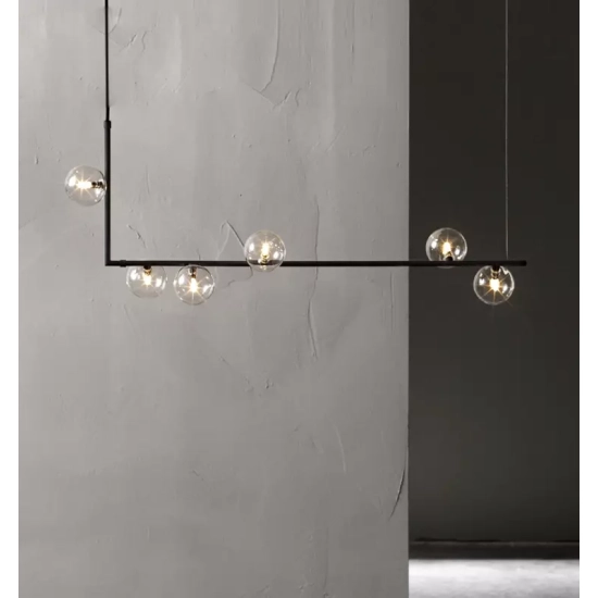 Lampa wisząca SIMPLY czarna 90 cm - zdjęcie produktu