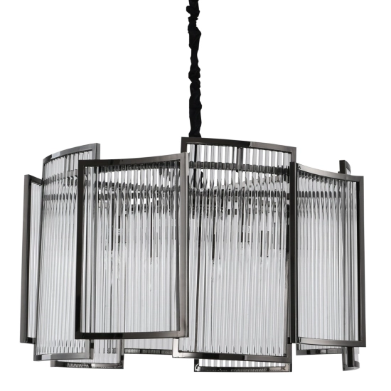 Lampa wisząca IMPERIO czarna 80 cm - zdjęcie produktu
