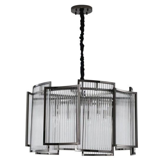 Lampa wisząca IMPERIO czarna 80 cm - zdjęcie produktu