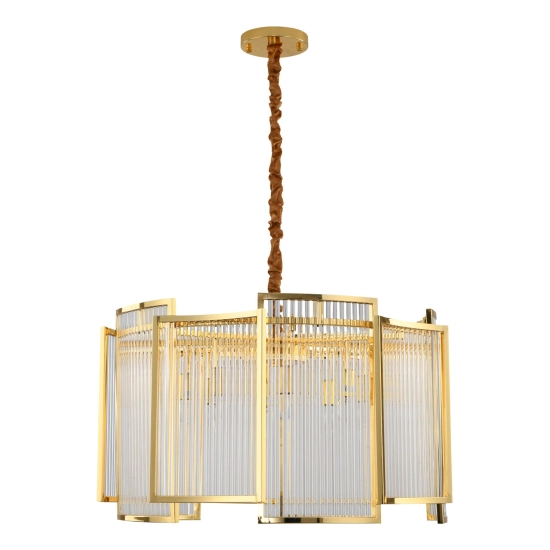 Lampa wisząca IMPERIO złota 80 cm - zdjęcie produktu