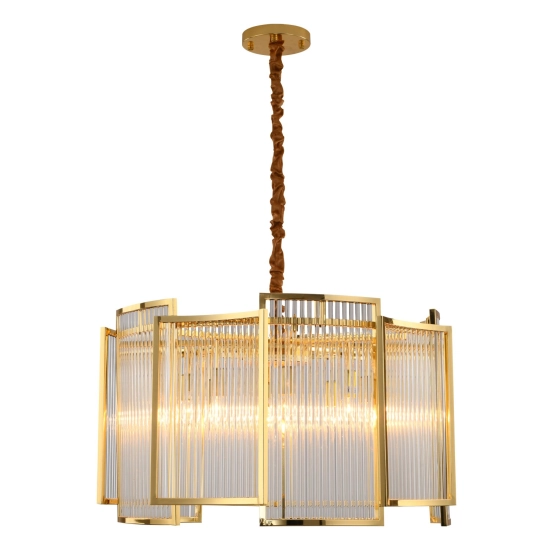 Lampa wisząca IMPERIO złota 80 cm - zdjęcie produktu