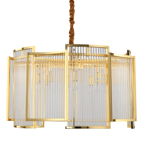 Lampa wisząca IMPERIO złota 80 cm - zdjęcie produktu
