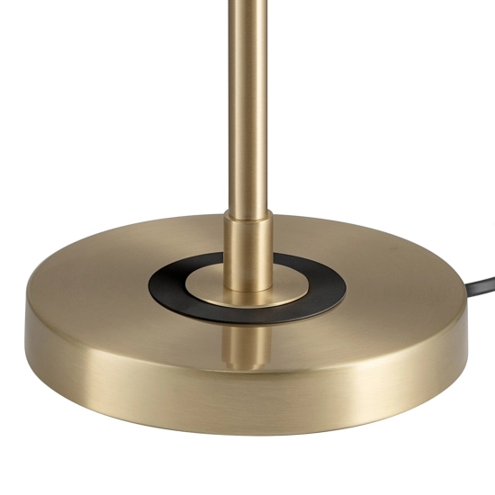 Lampa stołowa ARTDECO 50 cm - czarno - złota - zdjęcie produktu
