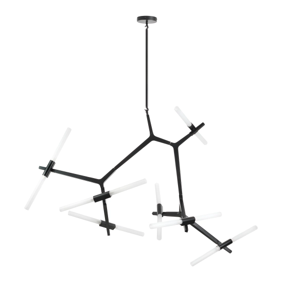 Lampa wisząca STICKS-14 czarna - zdjęcie produktu
