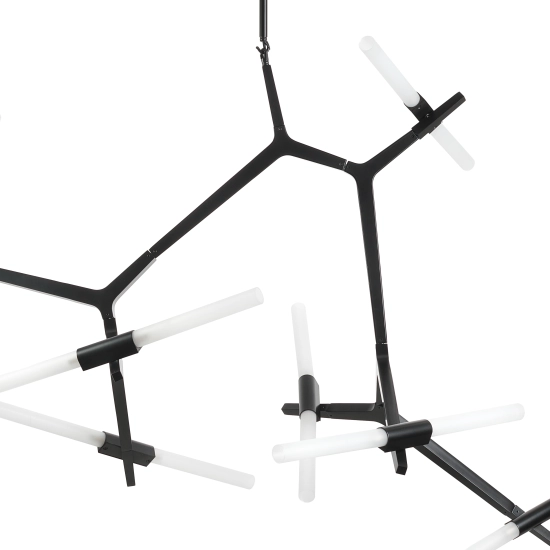 Lampa wisząca STICKS-14 czarna - zdjęcie produktu