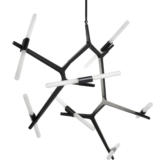 Lampa wisząca STICKS-14 czarna - zdjęcie produktu