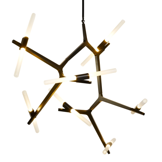 Lampa wisząca STICKS-14 czarna - zdjęcie produktu