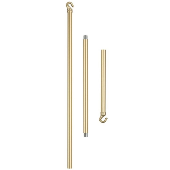 Lampa wisząca STICKS-6 złota - zdjęcie produktu