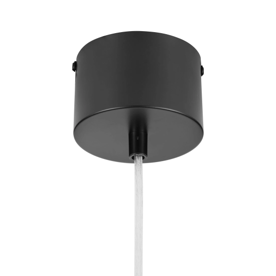 Lampa wisząca DIVERSO 35 cm - czarna matowa - zdjęcie produktu