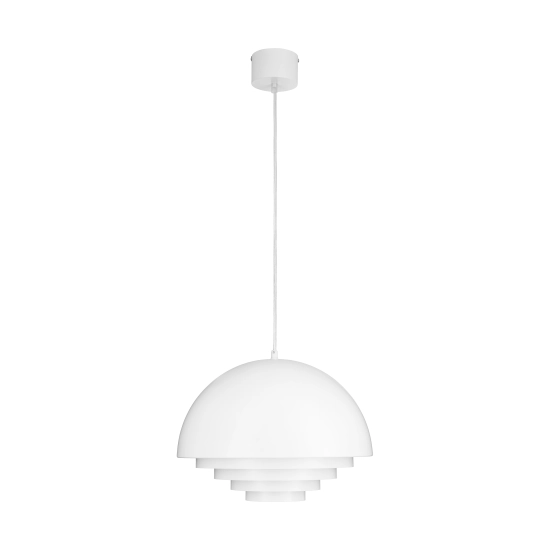 Lampa wisząca DIVERSO 35 cm - nowoczesna, biała matowa - zdjęcie produktu
