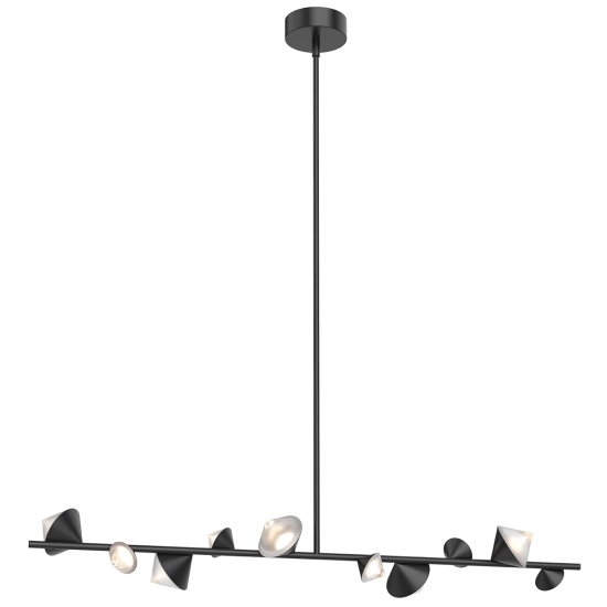 Lampa wisząca CONE LED 130 cm, czarna - zdjęcie produktu