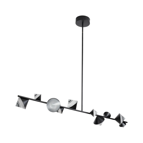 Lampa wisząca CONE LED 130 cm, czarna - zdjęcie produktu