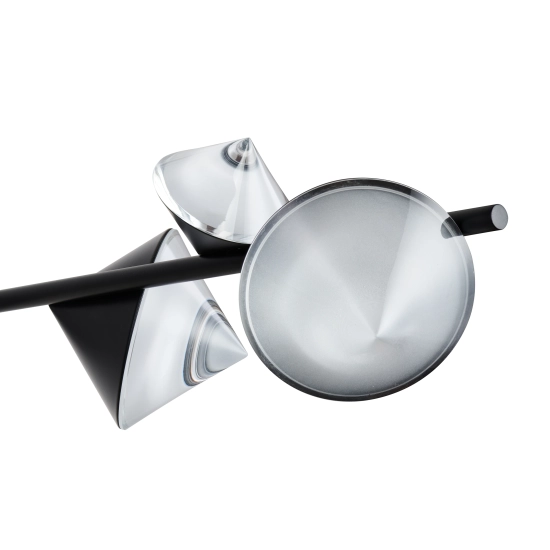 Lampa wisząca CONE LED 130 cm, czarna - zdjęcie produktu