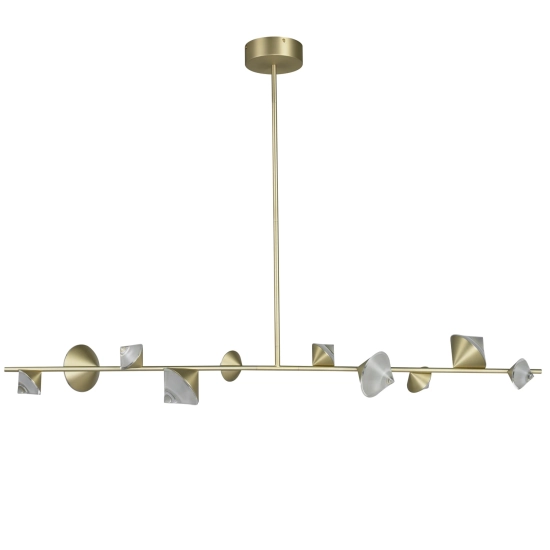 Lampa wisząca CONE 130 cm, złota - zdjęcie produktu