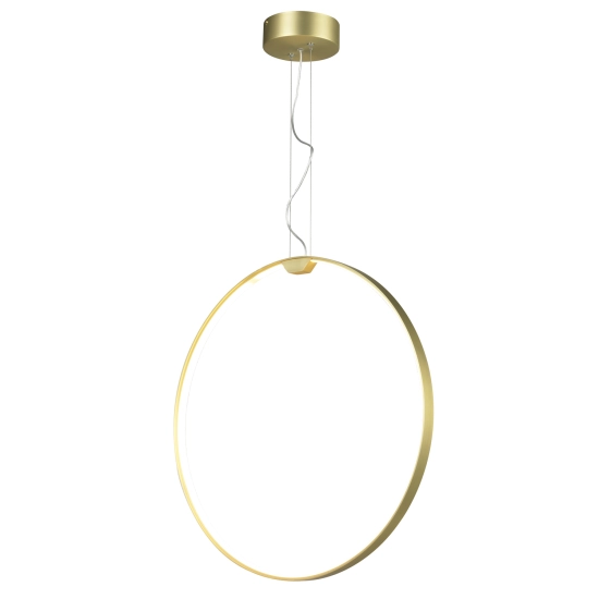 Lampa wisząca ACIRCULO 60 cm - zloty ring LED - zdjęcie produktu